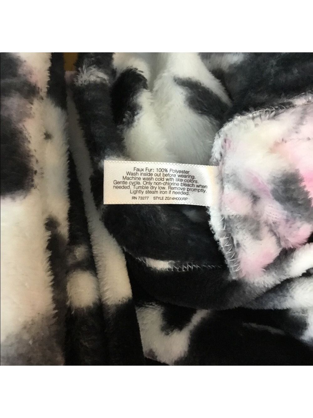 So L/XL oversized sleep hooded pullover lilac tie dye - Picture 7 of 11